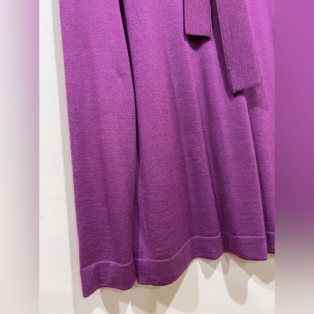 -SOLD- Missoni Purple Knit Tie-Neck Cardigan - Picture 4 of 6
